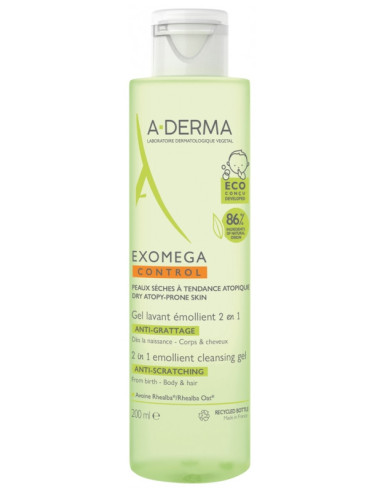 A-DERMA Exomega Control Gel Lavant...