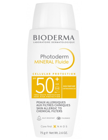 Bioderma Photoderm Mineral Fluide SPF50+ - 75 g