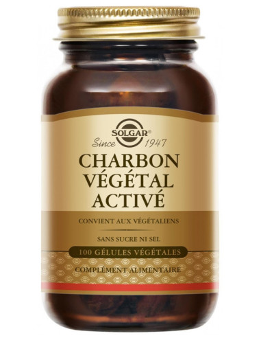 Solgar Charbon Végétal Activé - 100...