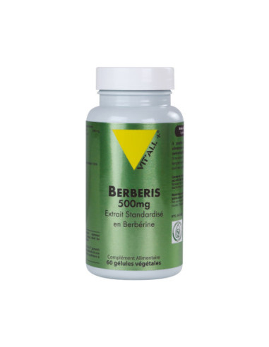 Vitall+ Berberis 500mg - 60 gélules... Vitall+ Berberis 500mg - 60 gélules...