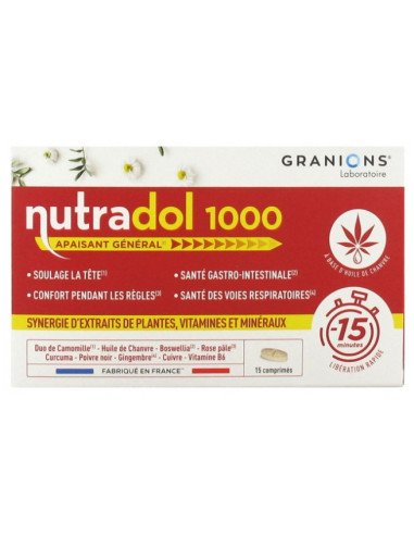 Granions Nutradol 1000 - 15 Comprimés