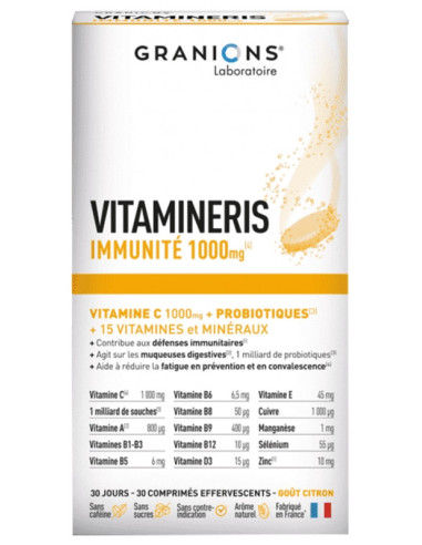 Granions Vitamineris Immunité 1000 mg...
