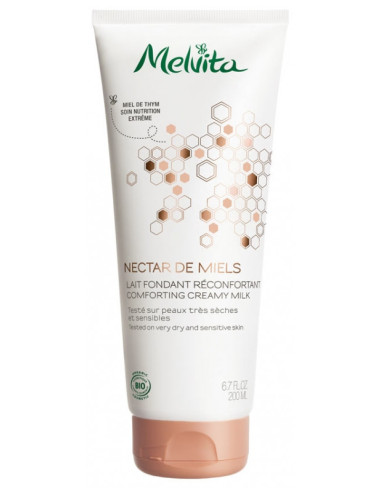 Melvita Nectar de Miels Lait Fondant Réconfortant Bio - 200 ml