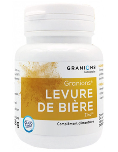 Granions Levure de Bière Zinc - 60 Gélules Végétales