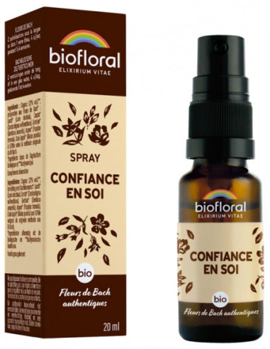 Biofloral Spray Confiance en Soi Bio - 20 ml