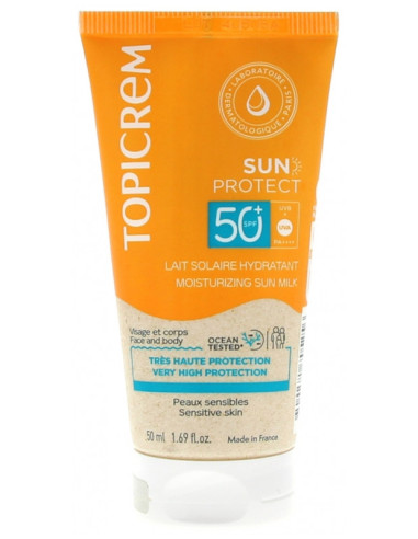 Topicrem Sun Protect Lait Solaire Hydratant SPF50+ 50 ml