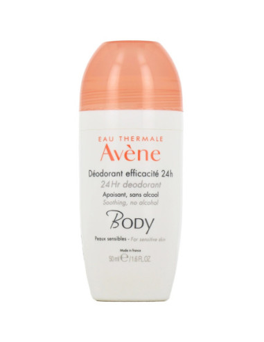 Avène Body Déodorant Roll-On 24h Peau...