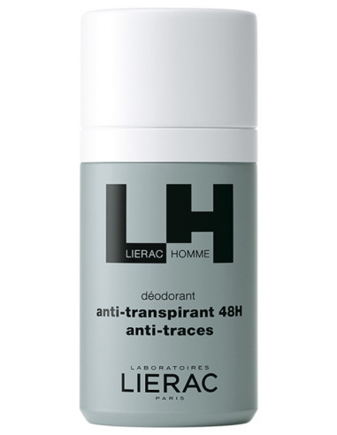 Lierac Homme Déodorant Anti-Transpirant 48H Anti-Traces - 50 ml