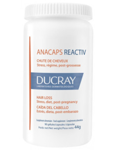 Ducray Anacaps Reactiv Chute de Cheveux Réactionnelle - 90 Capsules