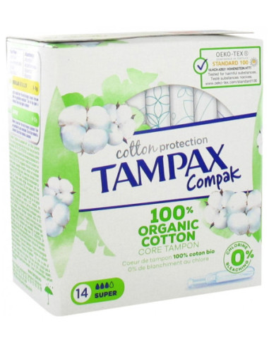 Tampax Compak Cotton Protection Super... Tampax Compak Cotton Protection Super...