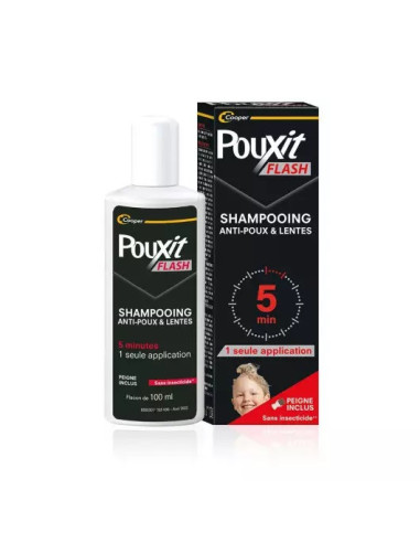 Pouxit Flash Shampoing anti-poux et...