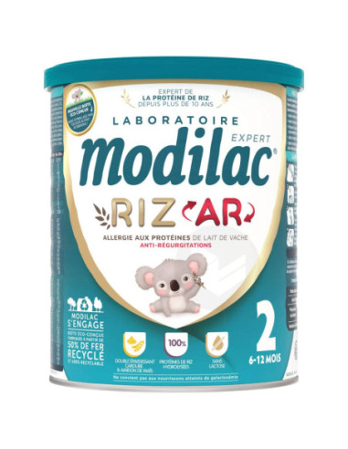 Modilac Expert Riz AR lait 2ème âge -...