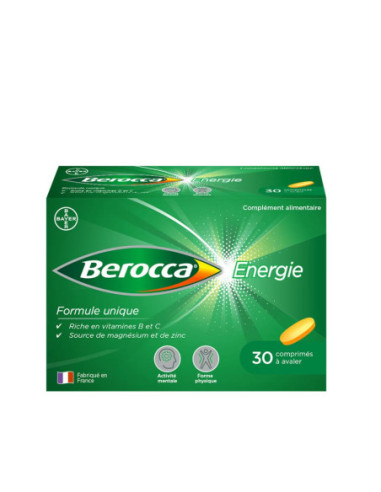 Bayer Berocca Énergie - 30 comprimés... Bayer Berocca Énergie - 30 comprimés...