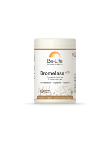Be-Life Bromelase 400 - 60 gélules 