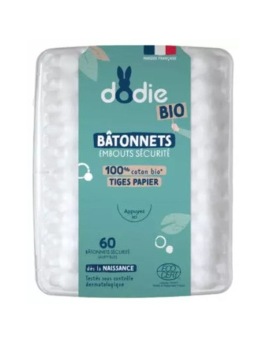 Dodie Bâtonnets Embouts Sécurité 100%...