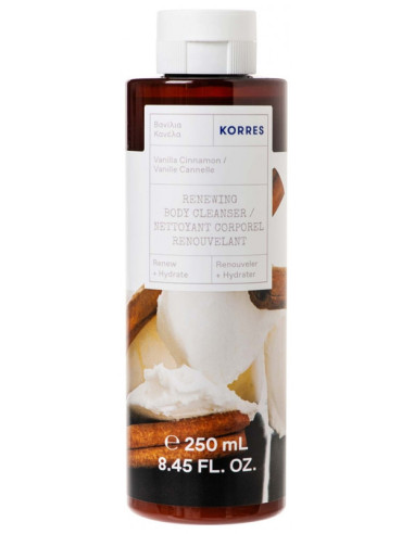 Korres Gel Douche Vanille Cannelle - 250 ml