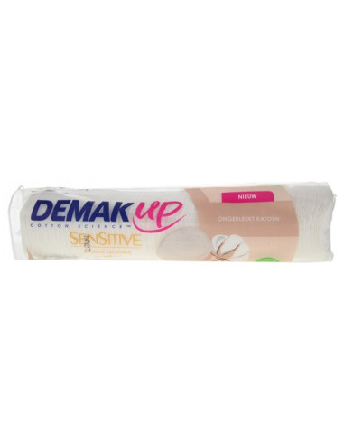 Demak'Up Sensitive 64 Disques à Démaquiller Ronds