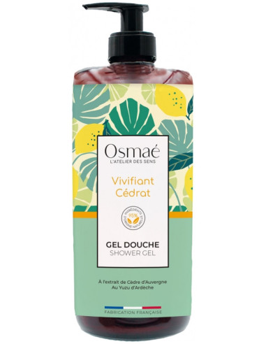 Osmaé Gel Douche Vivifiant Cédrat - 1 L