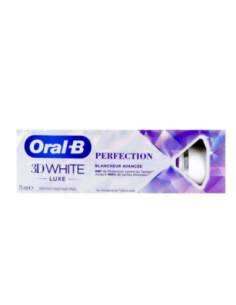 Oral B 3d White Luxe Perfection Blancheur Avancée Dentifrice Fluore Menthe Extra Fraiche - 75ml