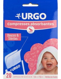 Urgo Compresses bébé - 20 compresses