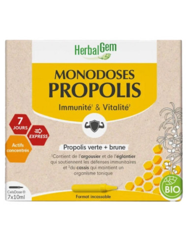 HerbalGem Monodoses Propolis Bio - 7...