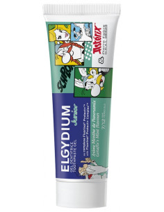 Elgydium Gel Dentifrice Junior Protection Caries 7/12 Ans Menthe de Panoramix - 50 ml