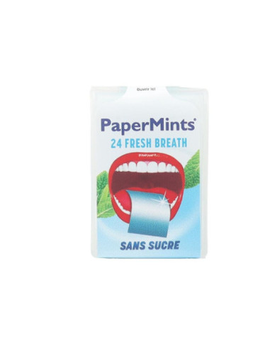PaperMints Fresh breath feuilles de menthe - 24 feuilles 