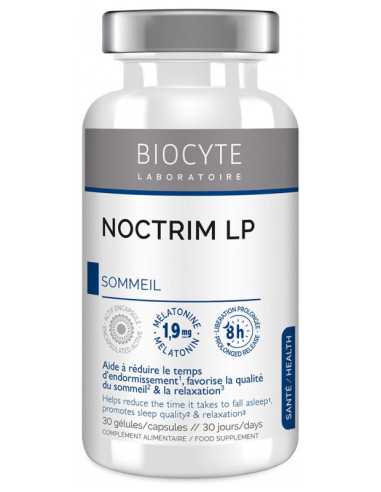 Biocyte Noctrim LP Sommeil Mélatonine... Biocyte Noctrim LP Sommeil Mélatonine...