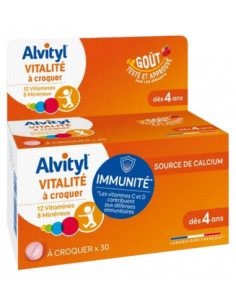 Alvityl Vitalité - 30 Comprimés à Croquer