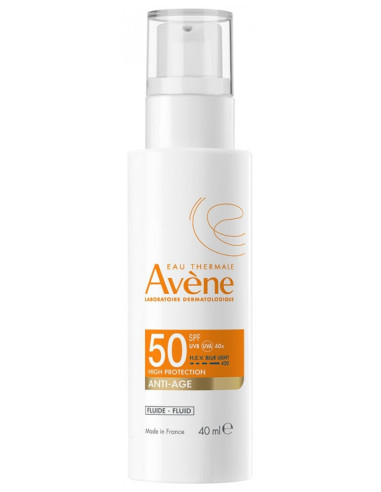 Avène Solaire Fluide Anti-Âge SPF50 -...