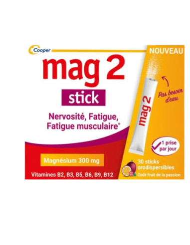 Cooper - Mag 2 Stick magnésium 300mg...