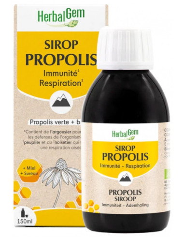 HerbalGem Sirop Propolis Bio - 150 ml