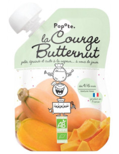Popote Gourde La Courge Butternut Purée Dès 4/6 Mois Bio - 120 g