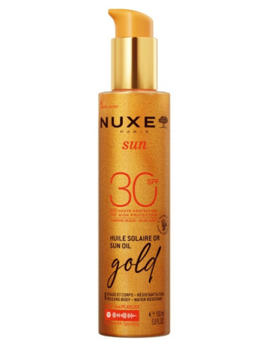 Nuxe Sun Huile Solaire Or Visage et...