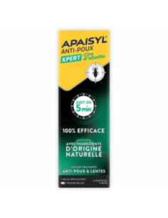 Apaisyl Xpert Cire d'abeille Lotion anti-poux et lentes - 200ml + Peigne inclus