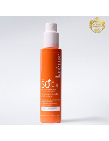 Krème Spray Solaire Invisible SPF50+...