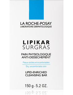 Lipikar Surgras - Pain Physiologique Anti-Dessèchement - 150g