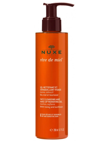 Nuxe Rêve de miel Gel Nettoyant et Démaquillant - 200 ml