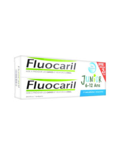 Junior Dentifrice 6-12 ans Gel Bubble - 2 x 75ml