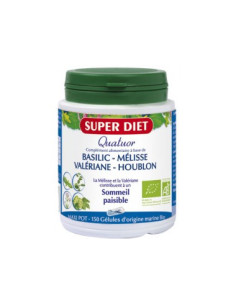 Quatuor Mélisse Sommeil Paisible Bio - 150 gélules