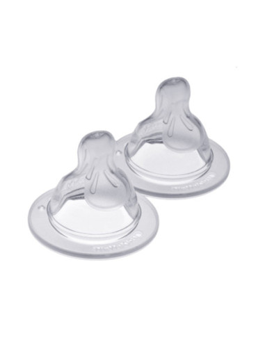 Tétine en silicone Silk Teat débit 3 Rapide - 2 tétitnes