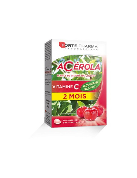 Acérola Vitamine C - 60 comprimés