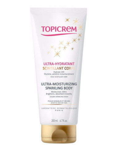 Topicrem Ultra-Hydratant Scintillant Corps - 200ml