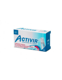 ACTIVIR 5 POUR CENT, crème, tube - 2 g
