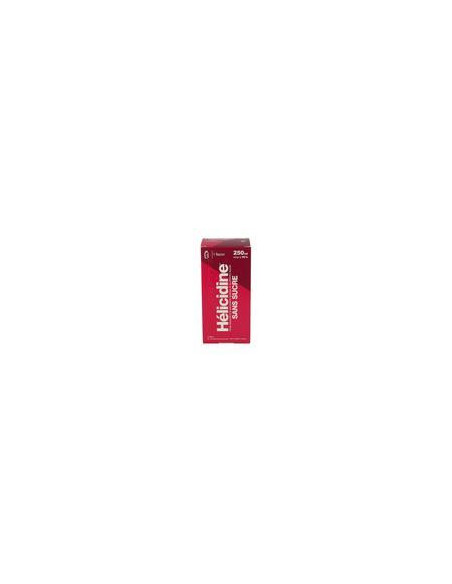 HELICIDINE 10 POUR CENT SANS SUCRE, sirop édulcoré à la saccharine sodique et au maltitol liquide flacon polyéthylène - 250ml