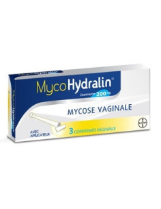 MYCOHYDRALIN 200 mg - 3 comprimés vaginaux