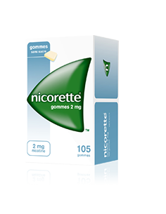 NICORETTE 2 mg SANS SUCRE, gomme à mâcher médicamenteuse édulcorée au sorbitol - 30 gommes 2