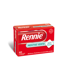 RENNIE SANS SUCRE - 60 comprimés à croquer