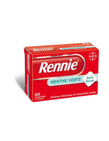 RENNIE SANS SUCRE - 60 comprimés à croquer