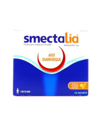 SMECTALIA 3g, poudre pour suspension buvable en sachet - 18 sachets